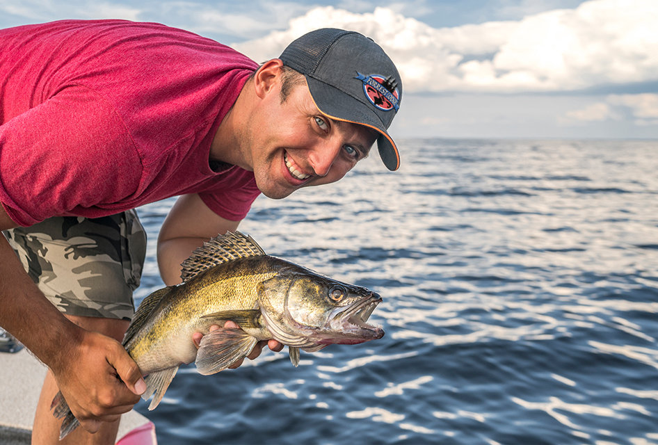 Catch Walleye in Caribou Lake Near Armstrong Station, Ontario